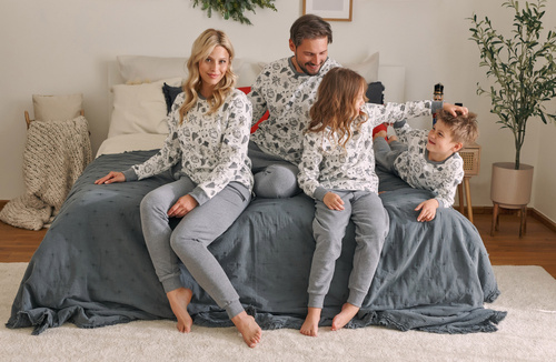 Piżama dziecięca 4548 Unisex Doctor Nap - snowman