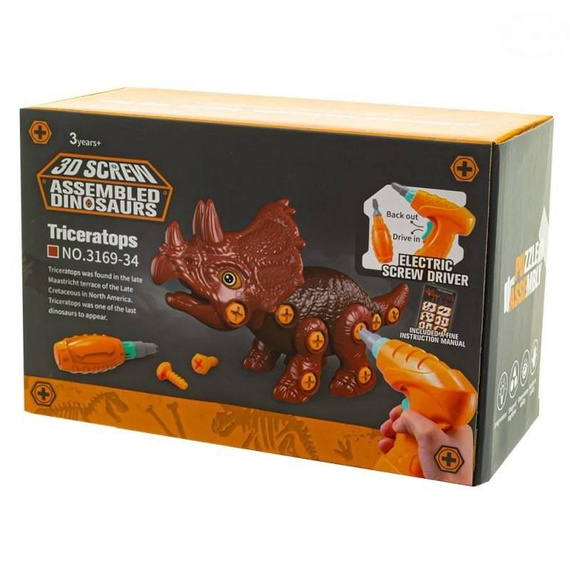 Zabawka Triceratops Do Skręcania Eurobaby