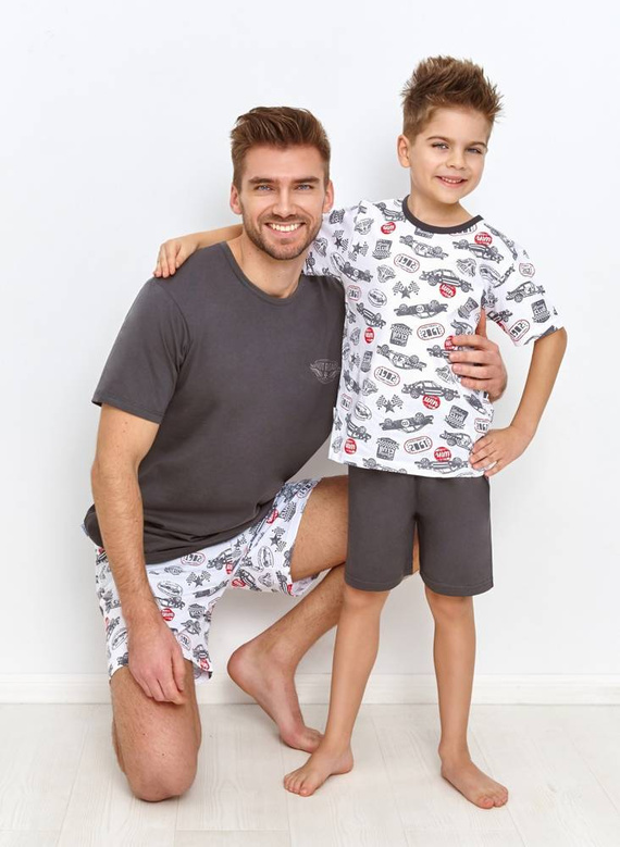 2945/2946/2951 William piżama chłopięca Taro biały