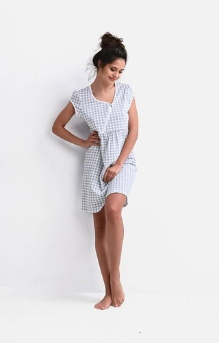 Symone koszula nocna Sensis - szara