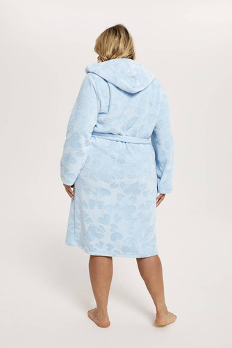 Misti Szlafrok damski Italian Fashion - niebieski