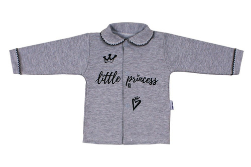 Kaftanik "LITTLE PRINCESS" Terjan szary