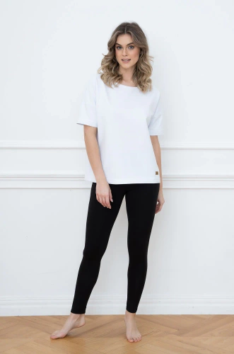 Alta Bluzka z krótkim rękawem Italian Fashion - biały