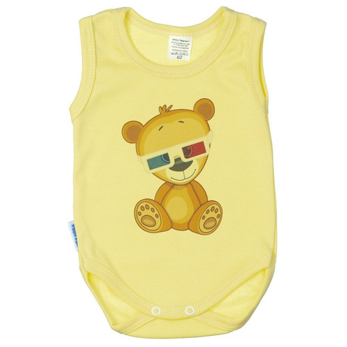 Koala Martex body niemowlęce ramiączkach turkusowy