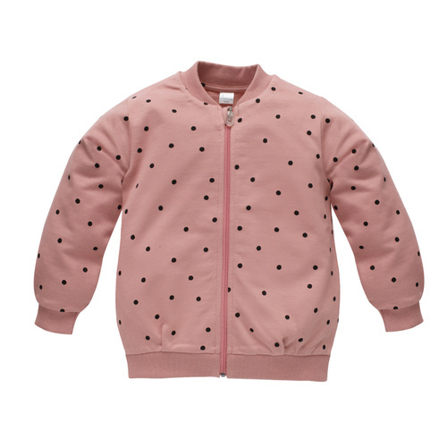 Tres Bien Pinokio Bluza dla dziewczynki - róż groszki