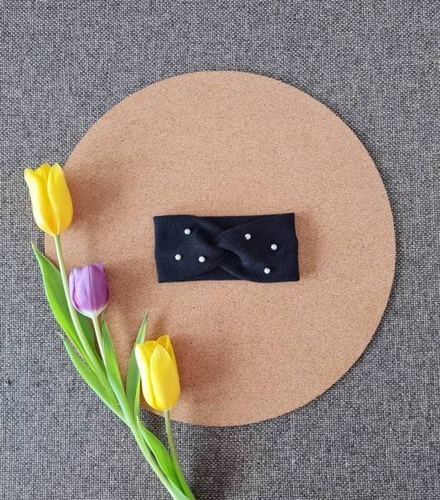 Marija Opaska dla dziewczynki 16DC - czarny