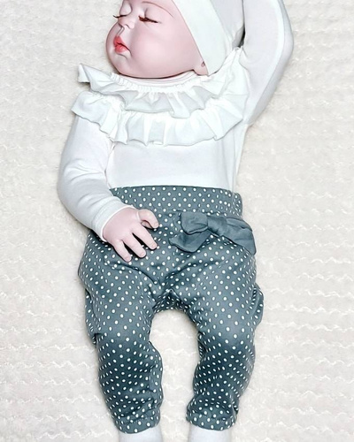 Cała Ja Bambarillo Body z długim rękawem biały