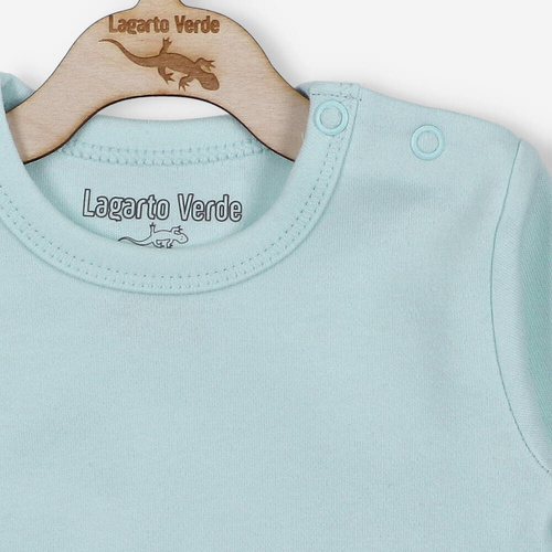 Lagarto Verde Bluzka gładka - niebieski