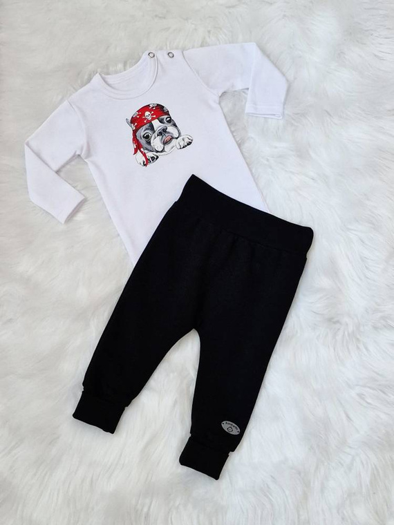 Pirat Bambarillo Body z długim rękawem biały