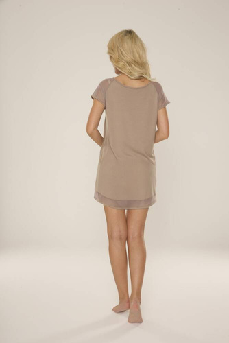 767 Carmel Koszulka nocna De Lafense - jasna mocca