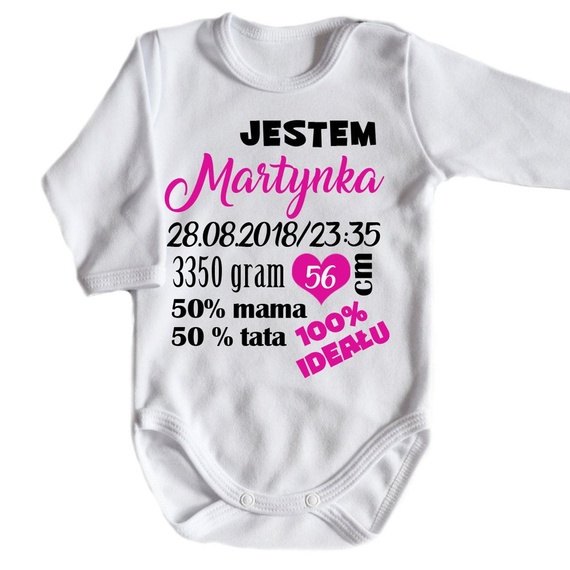 Body długi rękaw z metryczką Moocha czarny