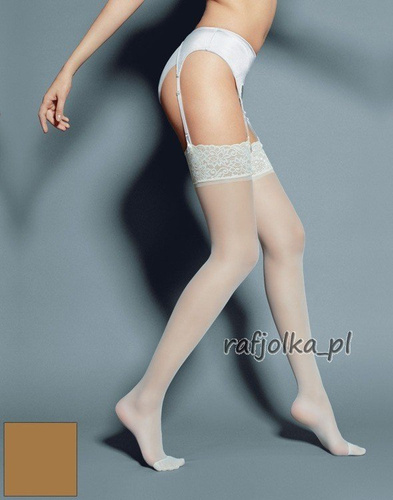 Calze Mary pończochy do paska - cappuccino