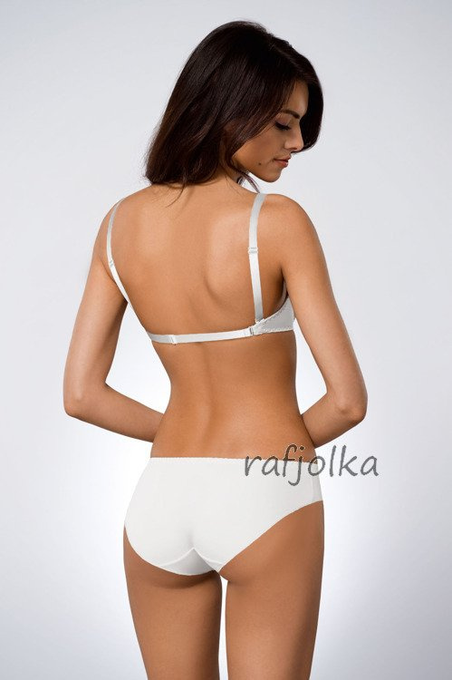 146/69 Biustonosz push-up odpinany z przodu Ava - biały