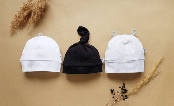 1615B Universal Czapka niemowlęca Marija - biały