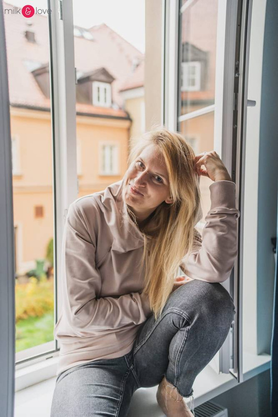 Milk Please Milk&Love bluza do karmienia dusty cedar