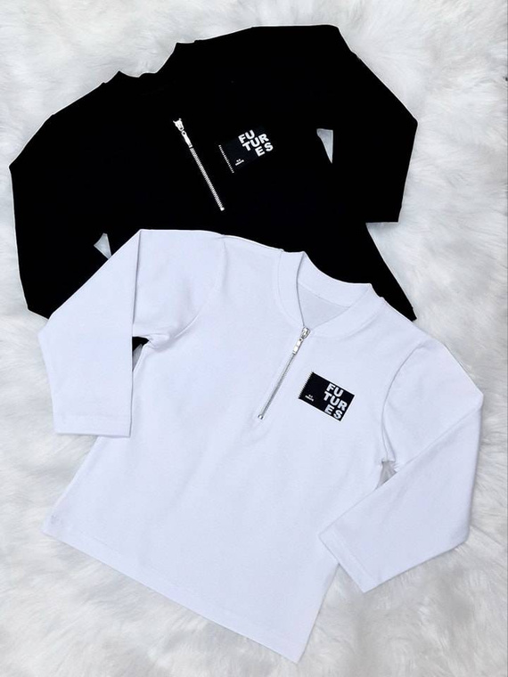 Futures Bambarillo Koszulka dziecięca długi rękaw biały