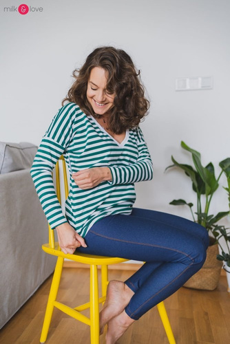 Two Ways Milk&Love bluzka ciążowa i do karmienia herbal rose