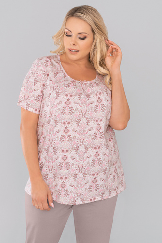 Kalmia Piżama Damska krótki rękaw, 3/4 spodnie Italian Fashion- druk