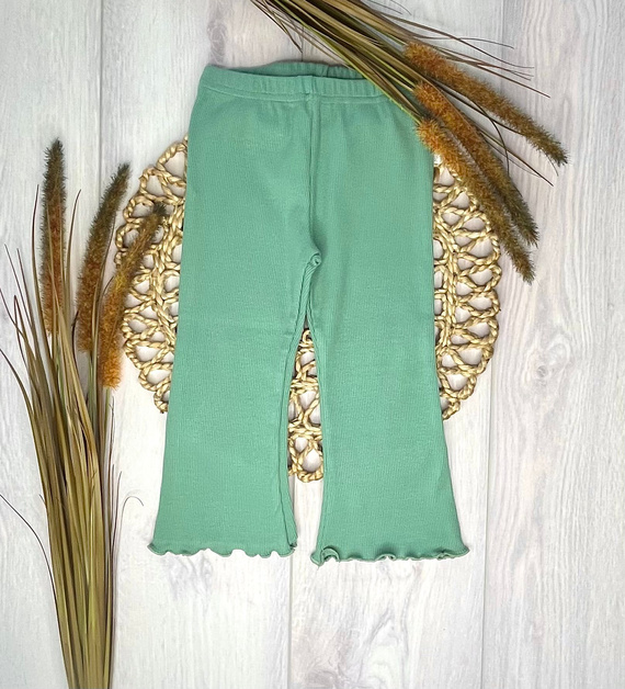 LJ816 Mamatti Legginsy dziewczęce dzwony - brązowy