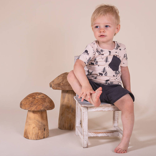 199037 Bambi Nicol Komplet bluzka kr. rękaw + spodenki