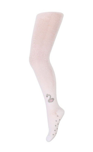G28.59N Rajstopy Dziewczęce Cottoline Gatta 401 	white/lurex