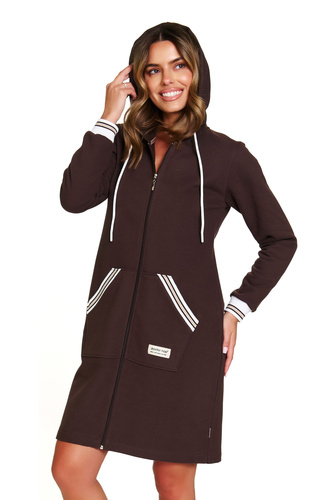 Szlafrok damski Doctor Nap SMZ.4508.brownie