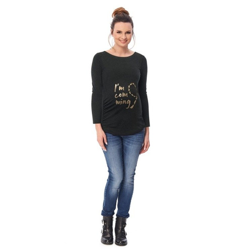 Udine bluzka ciążowa 9Fashion antracyt