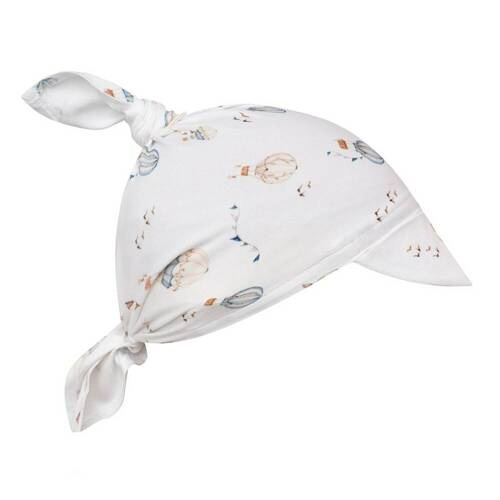 Retro Balloons bambusowa chustka z daszkiem Yosoy