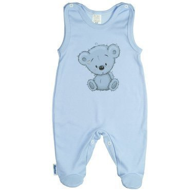 Miś Martex śpiochy niemowlęce niebieski