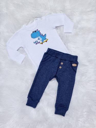 Let's Drive Bambarillo Body z długim rękawem biały