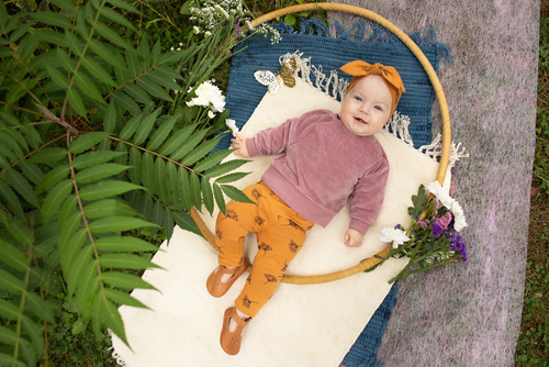 Magic Vibes Pinokio Legginsy niemowlęce - żółty