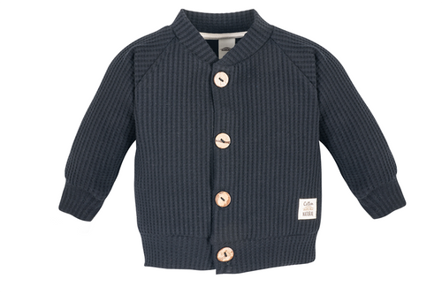 "Natural Waffel" Makoma Bluza black