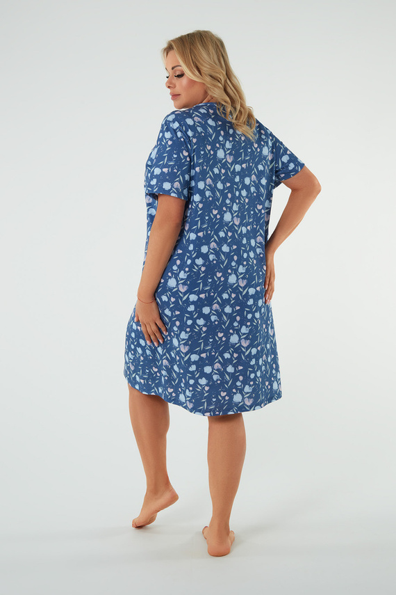 Agalia koszula nocna, krótki rękaw Italian Fashion - druk