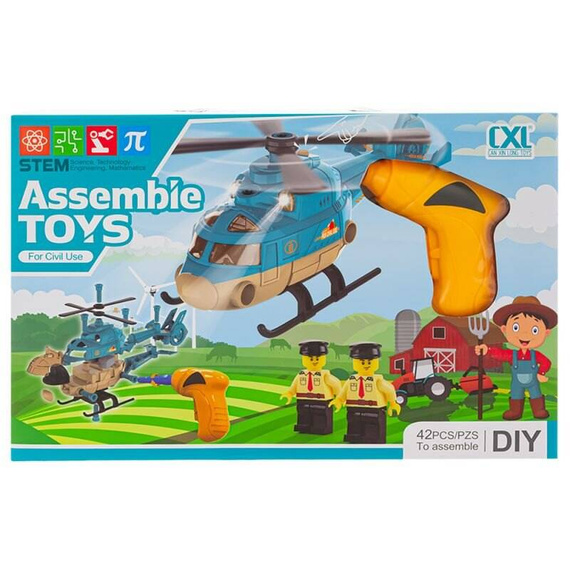 EBZCXL50053C Zabawka skręcany helikopter Eurobaby