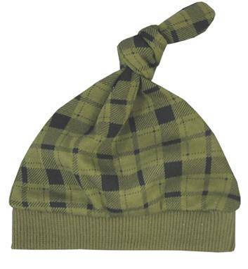 Wild Nature Koala Czapka bawełniana z węzełkiem - zielona