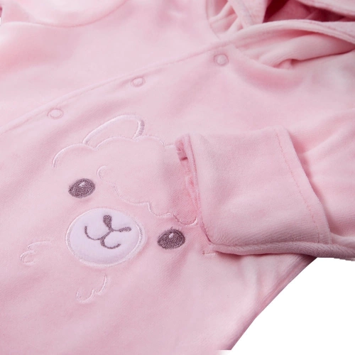 "Baby Love" Ewa Klucze Pajac welurowy - niebieski 