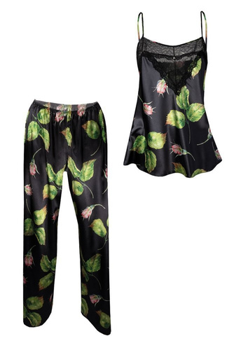 Flowers Komplet Damski Piżama DKaren - DK-KC 3 biały