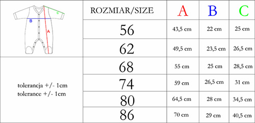 209031 Rosy Nicol Pajacyk niemowlęcy