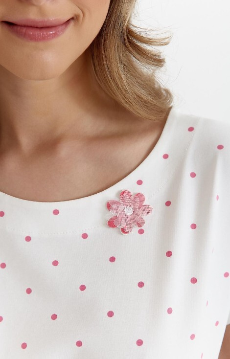 447 Koszula Nocna Cana - ecru