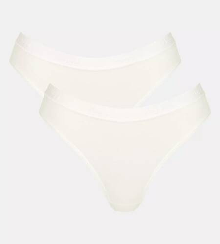 Casual High leg Figi Damskie 2-pak Sloggi GO - silk white