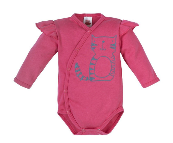 "FRISKY" Makoma Body baby z długim rękawem ecru