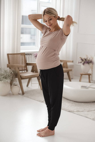 Milk Shirt Milk&Love bluzka do karmienia beżowy 