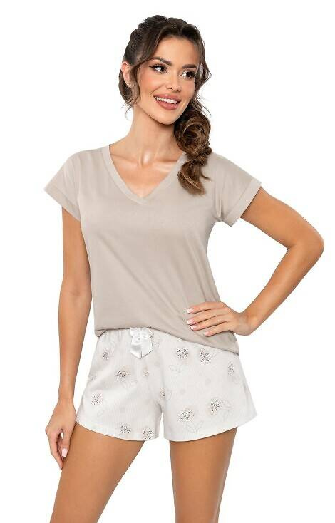 Sandi Short Piżama damska Donna - beżowa