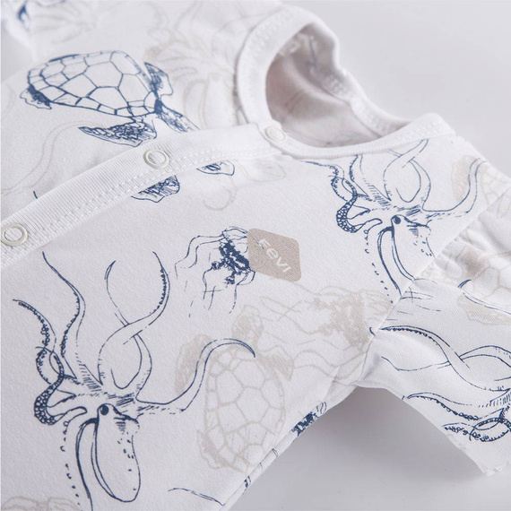 Pacific Eevi Rampers niemowlęcy - biały druk