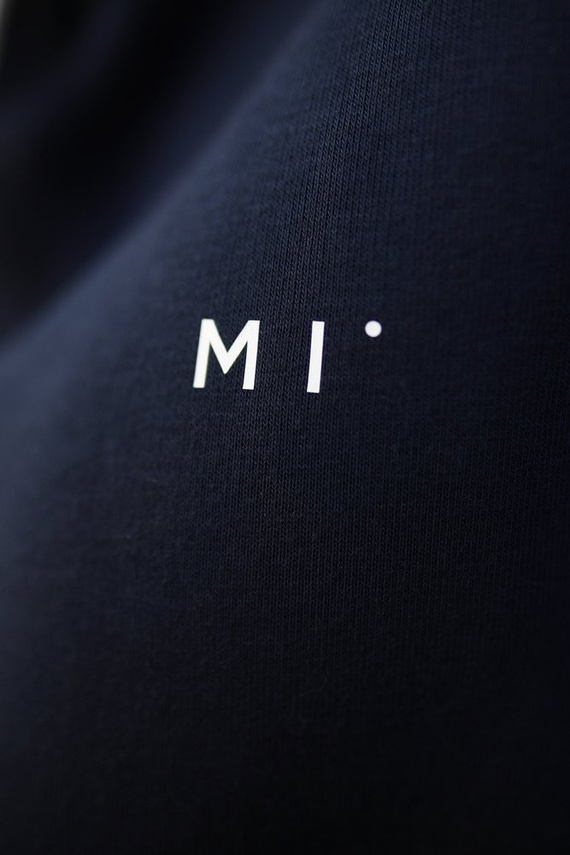 MI° hoodie Misimi bluza z kapturem - granat