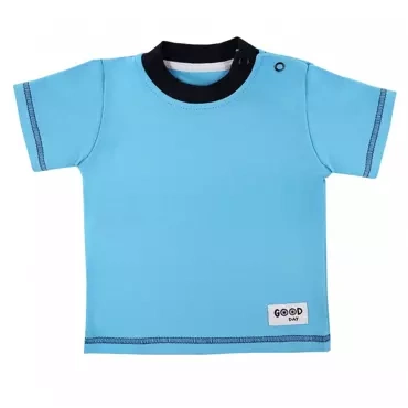 T-shirt dla chłopca "Bike" Ewa Klucze - niebieski