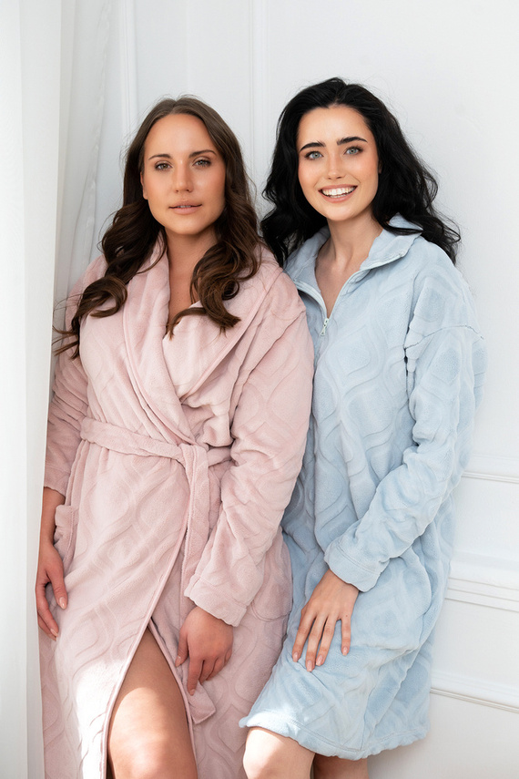 Arena Szlafrok damski Italian Fashion - niebieski