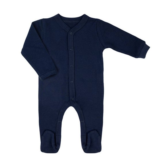 142 (013 17) Pajacyk bawełniany "Basic" Nicol - granatowy