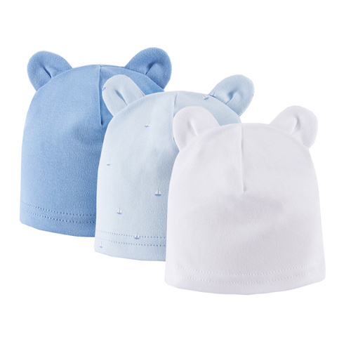 Good Day Eevi Czapka niemowlęca 3-pak - niebieski