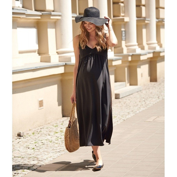 Zarama sukienka ciążowa i do karmienia 9fashion czarny